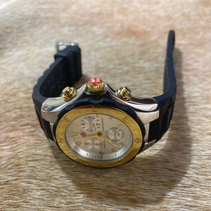 Michele Jelly Bean Two Tone Gold Watch